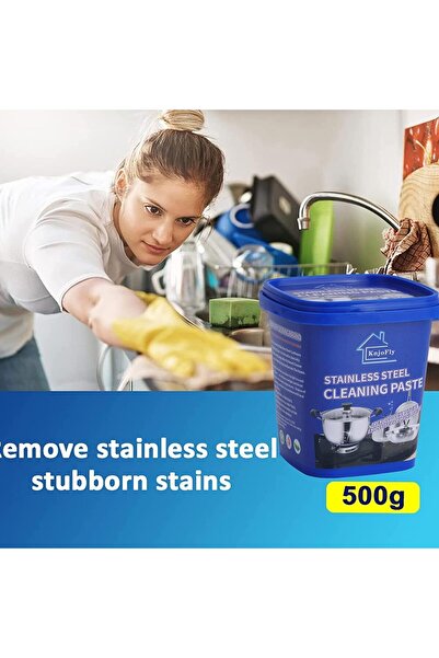 Generic Oven & Cookware Cleaner - Multipurpose Stainless Steel Cleaning Paste (550 g) - Eco-Friendly, Non-To