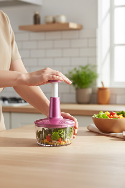 beyshome 3 Bıçaklı Solingen Paslanmaz Çelik Bıçaklı Basmalı El Rondosu Bas Ke...