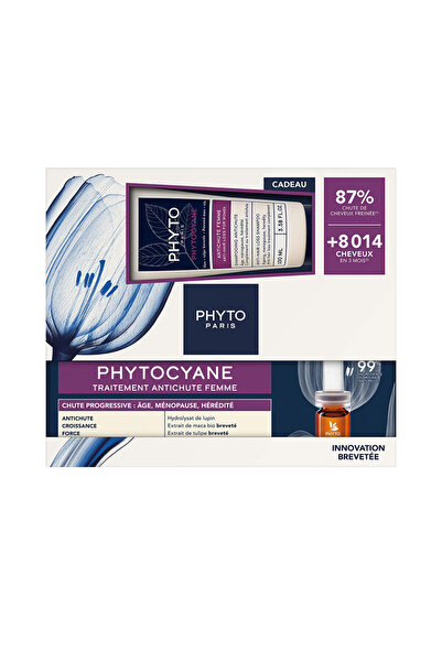 Phyto Phytocyane Frauen Progressive Haarausfall + Shampoo Set 2 Stk 2 pz