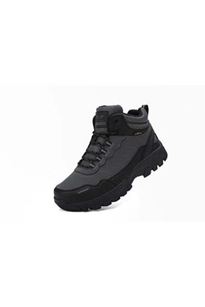 AX Boxing Fur lined boots for men, eco-leather, ribbed sole, comfortable,