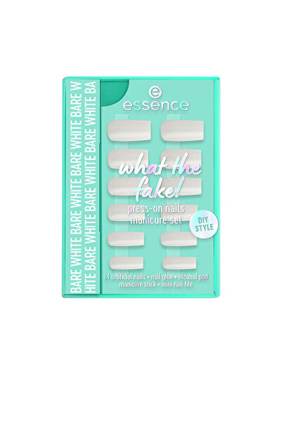 Essence What The Fake! Künstliche Nägel Set #04 - Bare White 6 Stück 6 pz