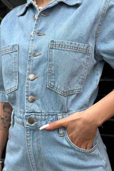 Luis & Lea Blue Denim Overalls