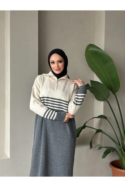 NEW DAĞ Detailed Knitwear Dress