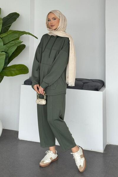 Hazamoda Selenik Modal Takım Khaki