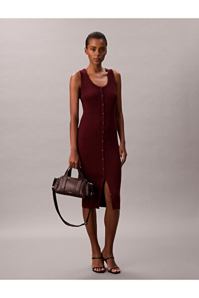 Calvin Klein Convertible Jacquard Crossbody Handbag