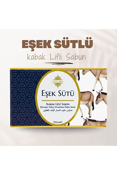 OTTORIA Donkey Milk Pumpkin Fiber Soap