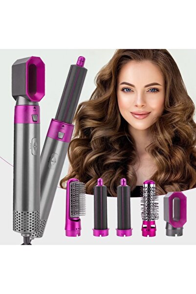 Twinkle Mart 5-in-1 Hair Dryer Brush - Hot Air Styler, Automatic Curler & Straightener