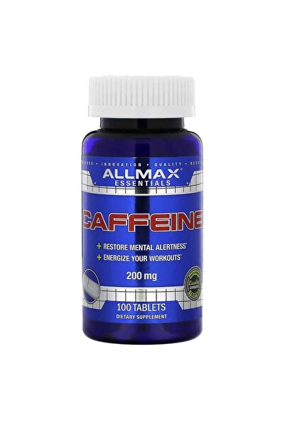 ALLMAX Caffeine 200mg Caffeine Pills, 100 Tablets