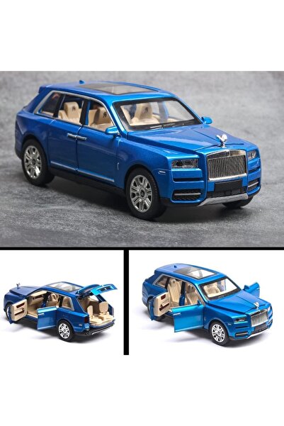 Toybox Alloy Diecast Metal Pullback Openable Doors Toy Car with Flashing Lights & Music For Kids