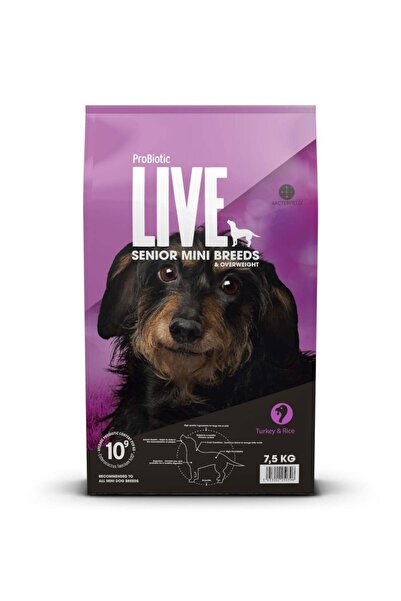 Probiotic Live طعام جاف للكلاب - للبالغين وكبار السن وزيادة الوزن - ديك رومي ...