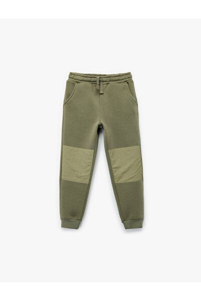 Koton Raised Jogger Sweatpants with Lace-Up Waist Pocket Detail