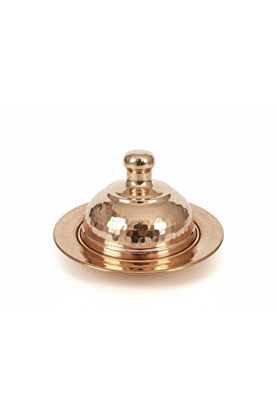 Zinnun Copper Pasha Sahanı, Presentation Set of 2 - 20 Cm-25 cm