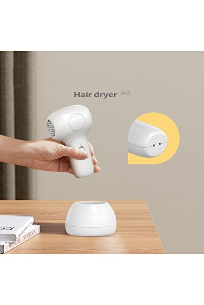 ALHENA Uscător de păr wireless pentru bebeluși, Alhena® – Debit delicat, reîncărcabil, silențios (0-3 ani)