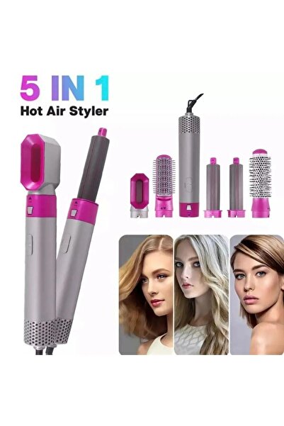 5'ın 1 Hot Aır Styler Orijinal Ürün Pro Hava Üflemeli Saç Şekillendirici Set