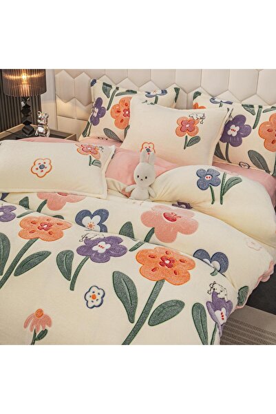 CHIRASO CHIRASO, COCOLINO Linen, ELASTIC Fitted Sheet compatible with 180, 160 and 140x200 Duvet Cover 2 Sides Pillowcase