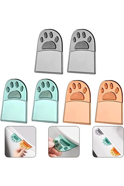 COOYA Toilet Cover Lifter, 6 Pcs Cat Paw Toilet Seat Lifter Plastic Toilet Lid Lifters Avoid Touching