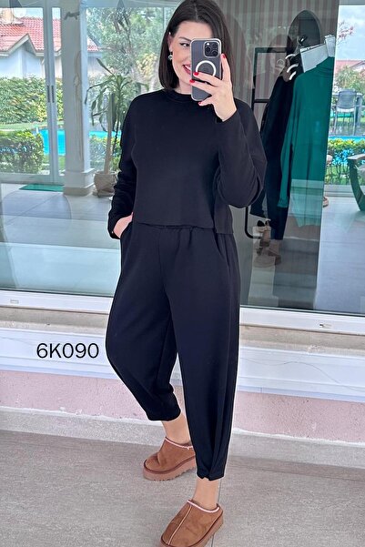 İnce Topuk Modal Fabric Shalwar Suit 6K090