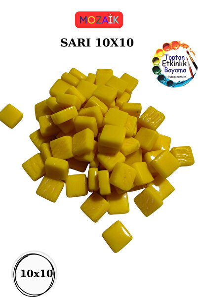 toptanetkinlikboyama 200 de grame de piatră mozaică de culoare galbenă – 10X1...