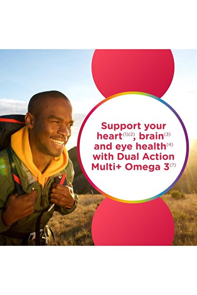 Centrum MultiGummies Multi+ Omega-3 Adult Multivitamin Gummies, Strawberry/Lemon/Orange - 110 Count