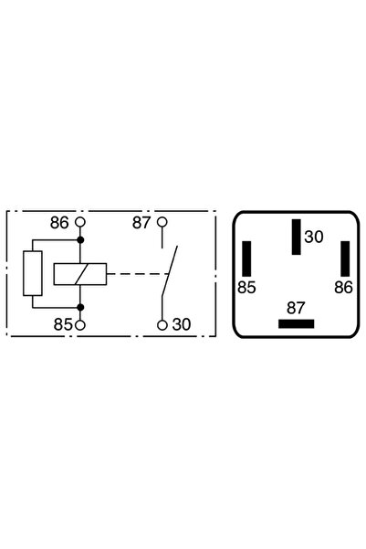 Bosch Power supply relay OPEL ASTRA F hatchback 1994-1998 0 986 332 002