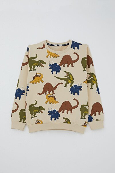 Breeze Αθλητική φόρμα για αγόρια με σχέδιο Dinosaur World, ηλικίας 4-8 ετών, μπεζ