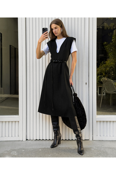 İpekyol Double Piece Colorblock Dress