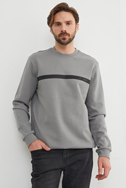 Fulla Moda Світшот з принтом «You`re Stronger» та велосипедним коміром