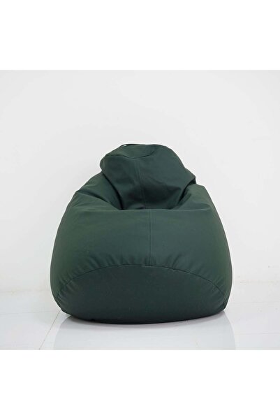 Danube Home Oxford XL Bean Bag Chair - Green PVC Fabric, Foam Filling, 2-Year Warranty