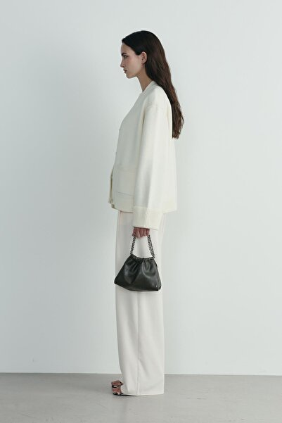 Suud Collection Екрю Годинник Трико Аткі