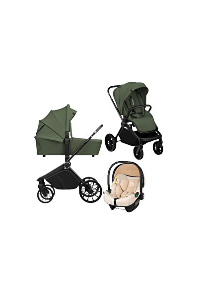 Lionelo Carucior 3 in 1, Lionelo, Mika Plus, Cu scoica auto Bej testata ADAC,...