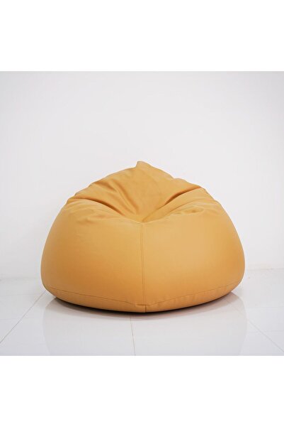 Danube Home Oxford XXL Bean Bag Chair - Brown PVC Fabric, Foam Filling, 2-Year Warranty