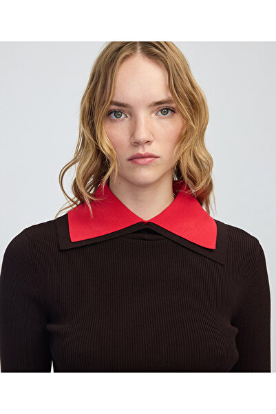 İpekyol Double-Piece Look Colorblock Knitwear