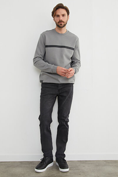 Fulla Moda Світшот з принтом «You`re Stronger» та велосипедним коміром