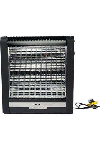 Nikai Quartz Heater, 2400W, Black - NQH300FH