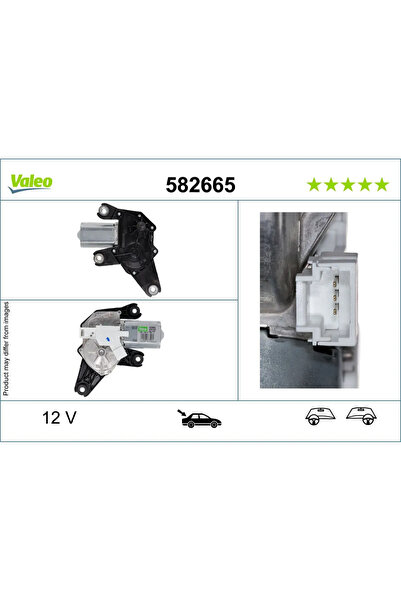 VALEO Motor Stergator Spate Dacia Sandero 2 Nissan Micra 3