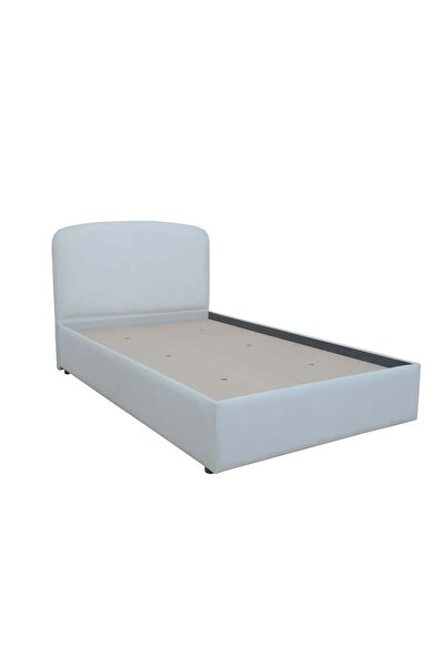 Danube Home Reena 120x200 Upholstered Single Bed - Beige Fabric, Engineered Wood, 2-Year Warranty, Turkey