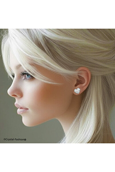 Crystal-Fashion® Cercei Argint Inima Forever Heart