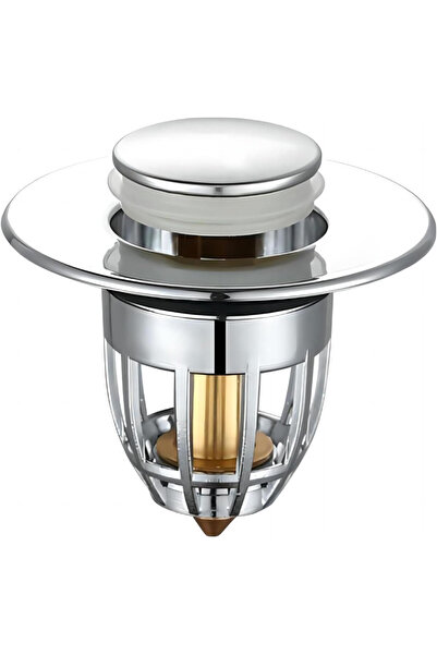 HOZRO HOZRO Universal Sink Valve – Drain Stopper with Spring Locking System, Push Po Type