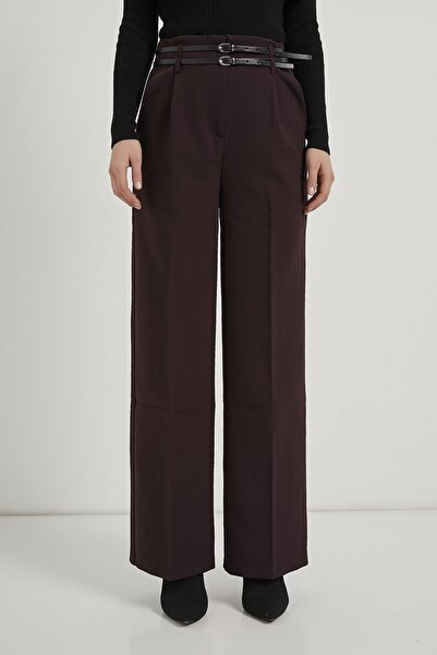 Arma Life ARMALIFE 3663 ÇİFT KEMERLİ YÜKSEK BEL PALAZZO KADIN PANTOLON