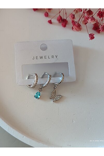 BESTTOYS أقراط من الفولاذ مكونة من 3 قطع