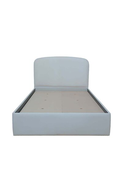 Danube Home Reena 120x200 Upholstered Single Bed - Beige Fabric, Engineered Wood, 2-Year Warranty, Turkey