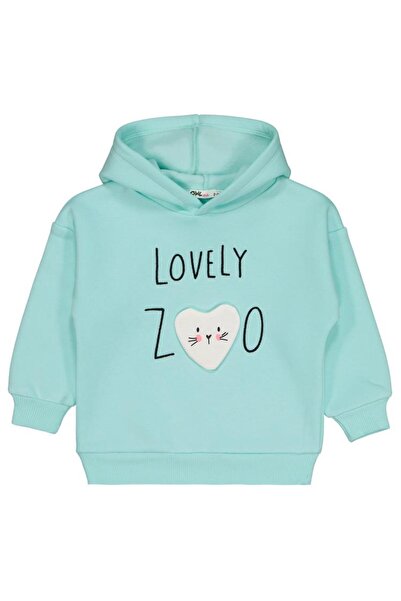 Civil Girls Hanorac cu imprimeu minunat pentru copii de 2-5 ani - Verde 3-4 ani