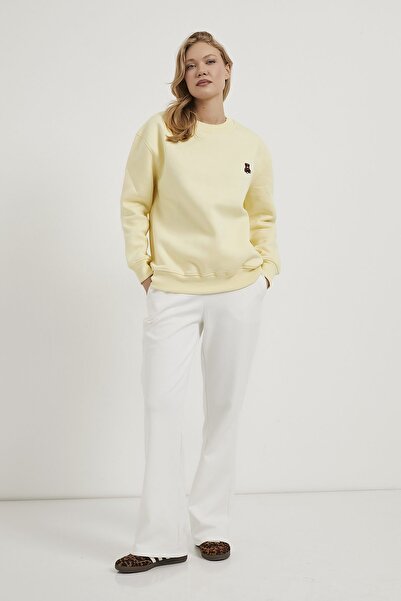 Arma Life Armalife 0096 bear embroidered high collar women's sweatshirt