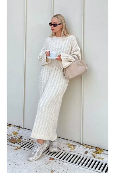 KB Moda Saç modeli triko elbise