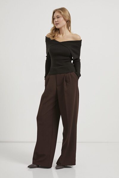 Arma Life Armalife 6303 Off-Shoulder Knitwear Women's Sweater