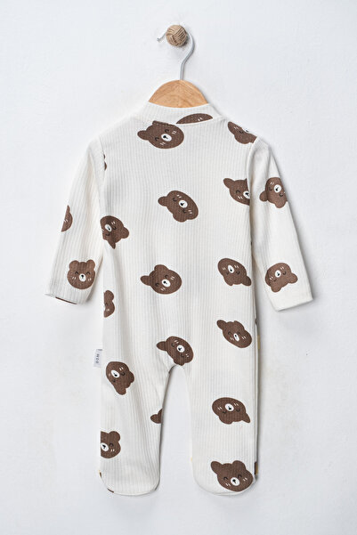 ENİA BABY طقم بدلة للأطفال حديثي الولادة مكون من قطعتين مصنوع من القطن بنسبة 100% مع جوارب منقوشة للأطفال من عمر 0-3 أشهر