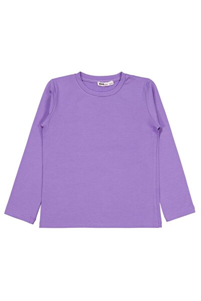 Civil Girls Basic 6-9 Yaş Sweatshirt - Lila 8-9 Yaş