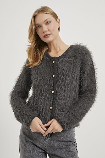 Arma Life Armalife 4938 Plush Looking Women's Cardigan