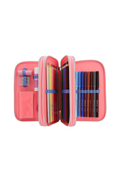 Top Model Topmodel 3 Layer Full Pencil Case Heart Sequin 412950