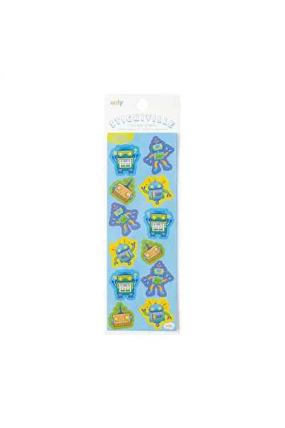 Ooly ملصقات ستيكفيل - الروبوتات 120-092